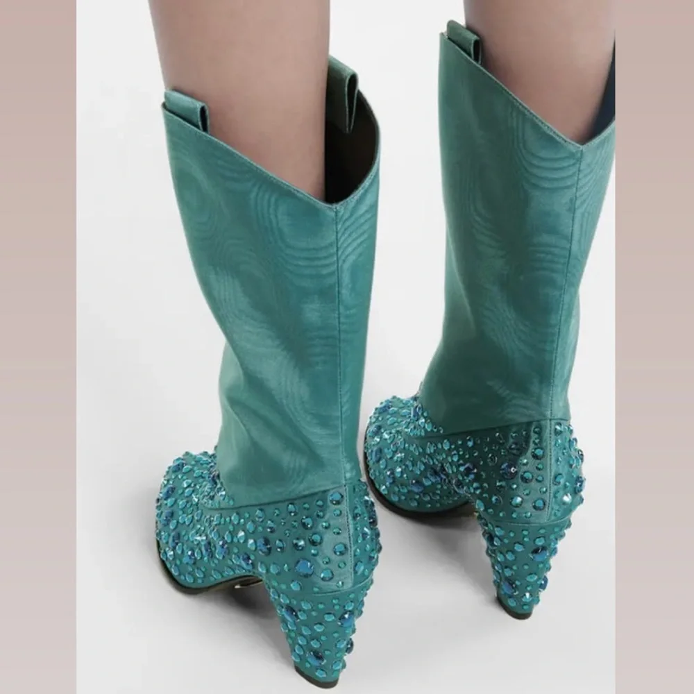 GUCCI CRYSTAL BOOTIES - Picture 4 of 5